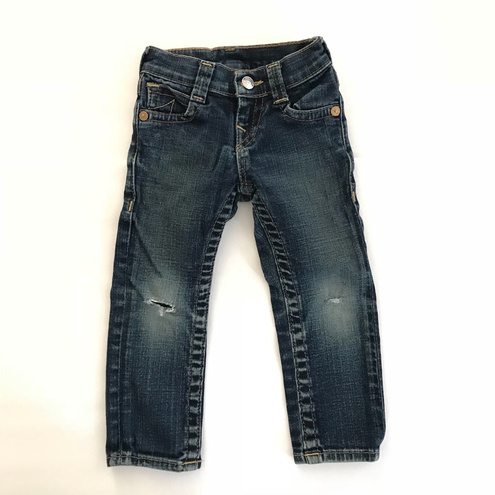 True Religion Distressed Ripped Jeans
